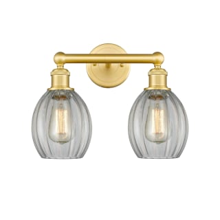 A thumbnail of the Innovations Lighting 616-2W-13-15 Eaton Vanity Satin Gold / Clear