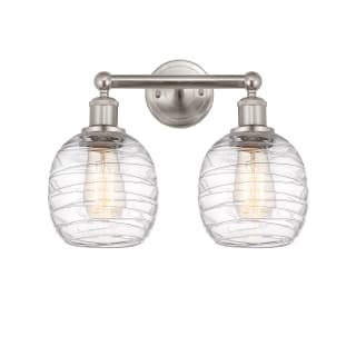 A thumbnail of the Innovations Lighting 616-2W-12-15 Belfast Vanity Brushed Satin Nickel / Deco Swirl