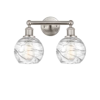 A thumbnail of the Innovations Lighting 616-2W-11-15 Athens Vanity Brushed Satin Nickel / Clear Deco Swirl