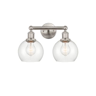 A thumbnail of the Innovations Lighting 616-2W-11-15 Athens Vanity Brushed Satin Nickel / Clear