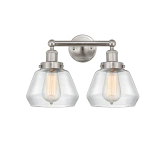 A thumbnail of the Innovations Lighting 616-2W-10-16 Fulton Vanity Brushed Satin Nickel / Clear