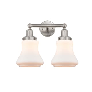 A thumbnail of the Innovations Lighting 616-2W-10-16 Bellmont Vanity Brushed Satin Nickel / Matte White