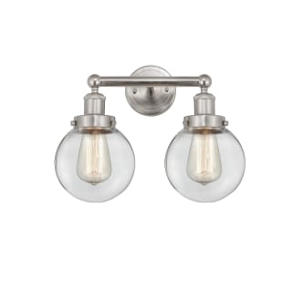 A thumbnail of the Innovations Lighting 616-2W-10-16 Beacon Vanity Brushed Satin Nickel / Clear