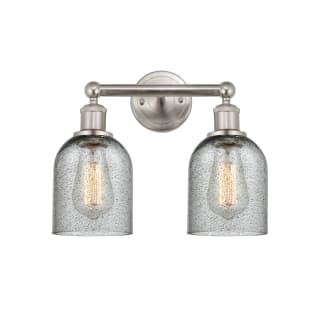 A thumbnail of the Innovations Lighting 616-2W-12-14 Caledonia Vanity Brushed Satin Nickel / Charcoal