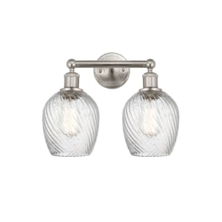 A thumbnail of the Innovations Lighting 616-2W-12-14 Salina Vanity Brushed Satin Nickel / Clear Spiral Fluted