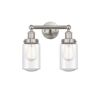 A thumbnail of the Innovations Lighting 616-2W-10-16 Dover Vanity Brushed Satin Nickel / Seedy