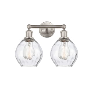 A thumbnail of the Innovations Lighting 616-2W-11-15 Waverly Vanity Brushed Satin Nickel / Clear