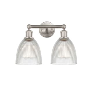 A thumbnail of the Innovations Lighting 616-2W-12-15 Castile Vanity Brushed Satin Nickel / Clear