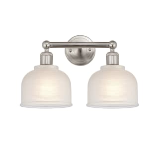 A thumbnail of the Innovations Lighting 616-2W-11-15 Dayton Vanity Brushed Satin Nickel / White