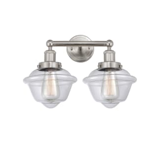 A thumbnail of the Innovations Lighting 616-2W-10-16 Oxford Vanity Brushed Satin Nickel / Clear