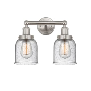 A thumbnail of the Innovations Lighting 616-2W-10-16 Bell Vanity Brushed Satin Nickel / Seedy