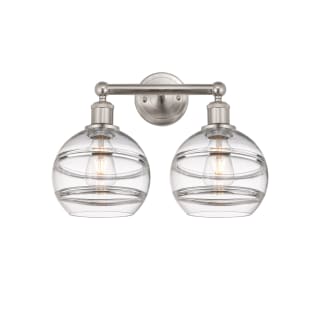 A thumbnail of the Innovations Lighting 616-2W 12 17 Rochester Vanity Satin Nickel / Clear