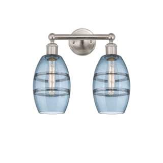 A thumbnail of the Innovations Lighting 616-2W 10 15 Vaz Vanity Brushed Satin Nickel / Princess Blue