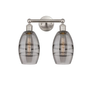 A thumbnail of the Innovations Lighting 616-2W 10 15 Vaz Vanity Brushed Satin Nickel / Light Smoke