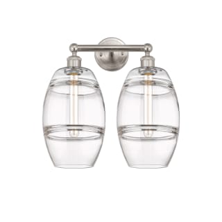 A thumbnail of the Innovations Lighting 616-2W 12 17 Vaz Vanity Satin Nickel / Clear