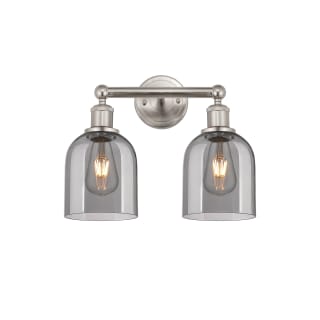 A thumbnail of the Innovations Lighting 616-2W 12 15 Bella Vanity Brushed Satin Nickel / Light Smoke