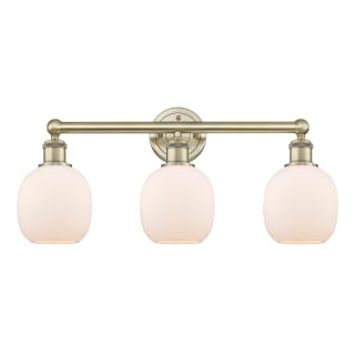 A thumbnail of the Innovations Lighting 616-3W-12-24 Belfast Vanity Antique Brass / Matte White