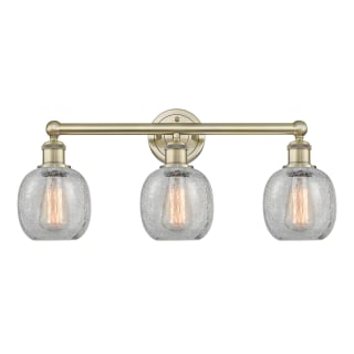 A thumbnail of the Innovations Lighting 616-3W-12-24 Belfast Vanity Antique Brass / Clear Crackle