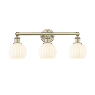 A thumbnail of the Innovations Lighting 616-3W 10 24 White Venetian Vanity Antique Brass