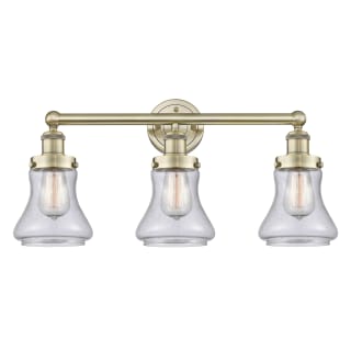 A thumbnail of the Innovations Lighting 616-3W-10-25 Bellmont Vanity Antique Brass / Seedy