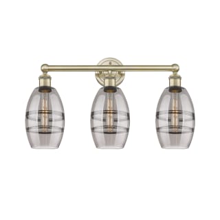 A thumbnail of the Innovations Lighting 616-3W 10 24 Vaz Vanity Antique Brass / Light Smoke