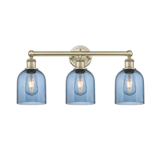 A thumbnail of the Innovations Lighting 616-3W 12 24 Bella Vanity Antique Brass / Princess Blue