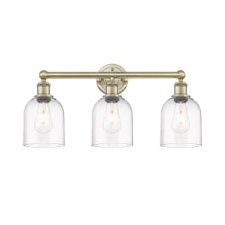 A thumbnail of the Innovations Lighting 616-3W 12 24 Bella Vanity Antique Brass / Clear