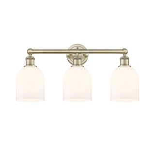 A thumbnail of the Innovations Lighting 616-3W 12 24 Bella Vanity Antique Brass / Glossy White