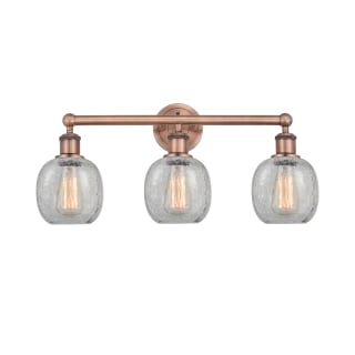 A thumbnail of the Innovations Lighting 616-3W-12-24 Belfast Vanity Antique Copper / Clear Crackle