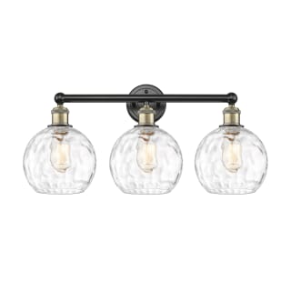 A thumbnail of the Innovations Lighting 616-3W-13-26 Athens Vanity Black Antique Brass / Clear Water Glass