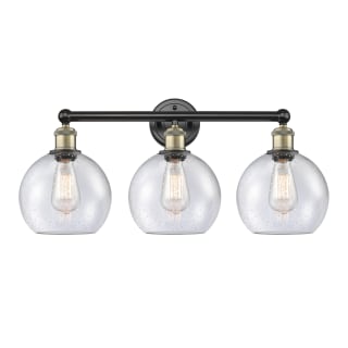 A thumbnail of the Innovations Lighting 616-3W-13-26 Athens Vanity Black Antique Brass / Seedy