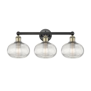 A thumbnail of the Innovations Lighting 616-3W 11 26 Ithaca Vanity Black Antique Brass