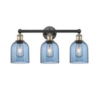 A thumbnail of the Innovations Lighting 616-3W 12 24 Bella Vanity Black Antique Brass / Princess Blue