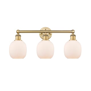 A thumbnail of the Innovations Lighting 616-3W-12-24 Belfast Vanity Brushed Brass / Matte White