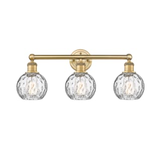 A thumbnail of the Innovations Lighting 616-3W-11-24 Athens Vanity Brushed Brass / Clear Water Glass