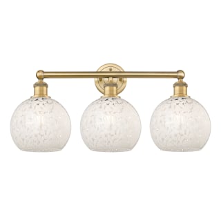 A thumbnail of the Innovations Lighting 616-3W 12 26 White Mouchette Vanity Brushed Brass