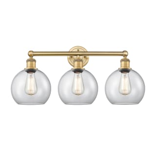 A thumbnail of the Innovations Lighting 616-3W-13-26 Athens Vanity Brushed Brass / Clear