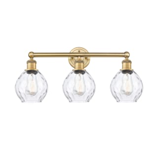 A thumbnail of the Innovations Lighting 616-3W-11-24 Waverly Vanity Brushed Brass / Clear