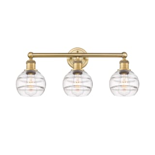 A thumbnail of the Innovations Lighting 616-3W 10 24 Rochester Vanity Brushed Brass / Clear