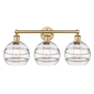 A thumbnail of the Innovations Lighting 616-3W 12 26 Rochester Vanity Brushed Brass / Clear