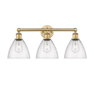 A thumbnail of the Innovations Lighting 616-3W-12-26 Bristol Glass Vanity Brushed Brass / Seedy