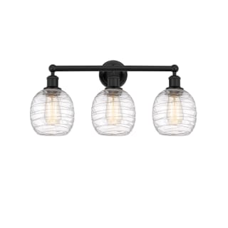 A thumbnail of the Innovations Lighting 616-3W-12-24 Belfast Vanity Matte Black / Deco Swirl