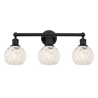 A thumbnail of the Innovations Lighting 616-3W 10 24 White Mouchette Vanity Matte Black