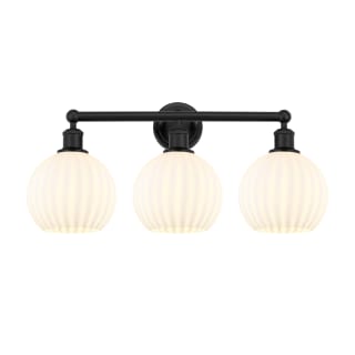 A thumbnail of the Innovations Lighting 616-3W 12 26 White Venetian Vanity Matte Black