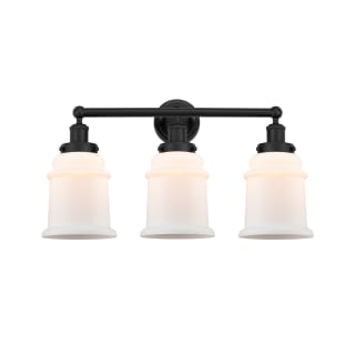 A thumbnail of the Innovations Lighting 616-3W-13-24 Canton Vanity Matte Black / Matte White