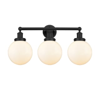 A thumbnail of the Innovations Lighting 616-3W-10-25-L Beacon Vanity Matte Black / Matte White