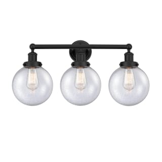 A thumbnail of the Innovations Lighting 616-3W-10-25-L Beacon Vanity Matte Black / Seedy