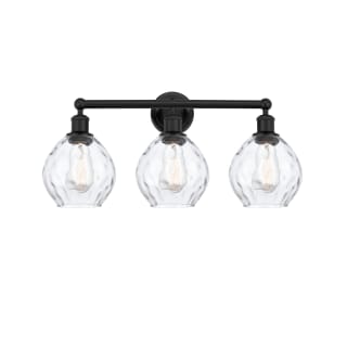 A thumbnail of the Innovations Lighting 616-3W-11-24 Waverly Vanity Matte Black / Clear