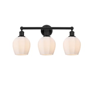 A thumbnail of the Innovations Lighting 616-3W-11-24 Norfolk Vanity Matte Black / Matte White