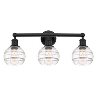 A thumbnail of the Innovations Lighting 616-3W 10 24 Rochester Vanity Matte Black / Clear